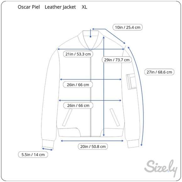 Oscar Piel Vintage Black Leather Bomber Motorcycle Jacket Quilted Liner Mens XL - Picture 7 of 7